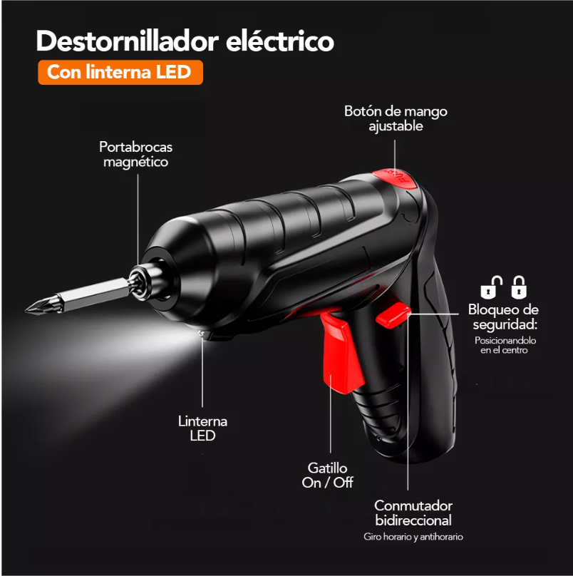 Destornillador Eléctrico Inalámbrico ¡La Herramienta que necesitabas!