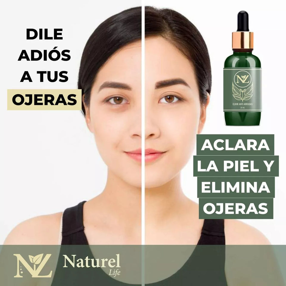 Elixir antiarrugas NATUREL LIFE( todo lo que te preocupa en un solo frasco)