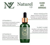 Elixir antiarrugas NATUREL LIFE( todo lo que te preocupa en un solo frasco)